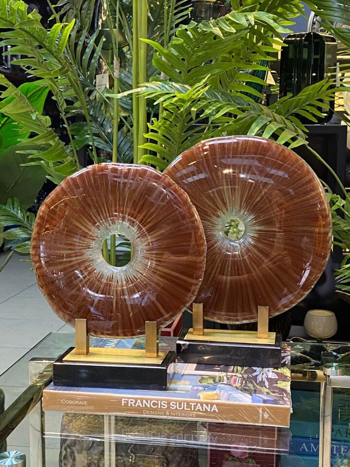 Cam Disk 2li (ithal) 33-29 cm Mermer Kaideli