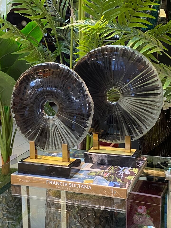 Cam Disk 2li (ithal) 33-29 cm Mermer Kaideli