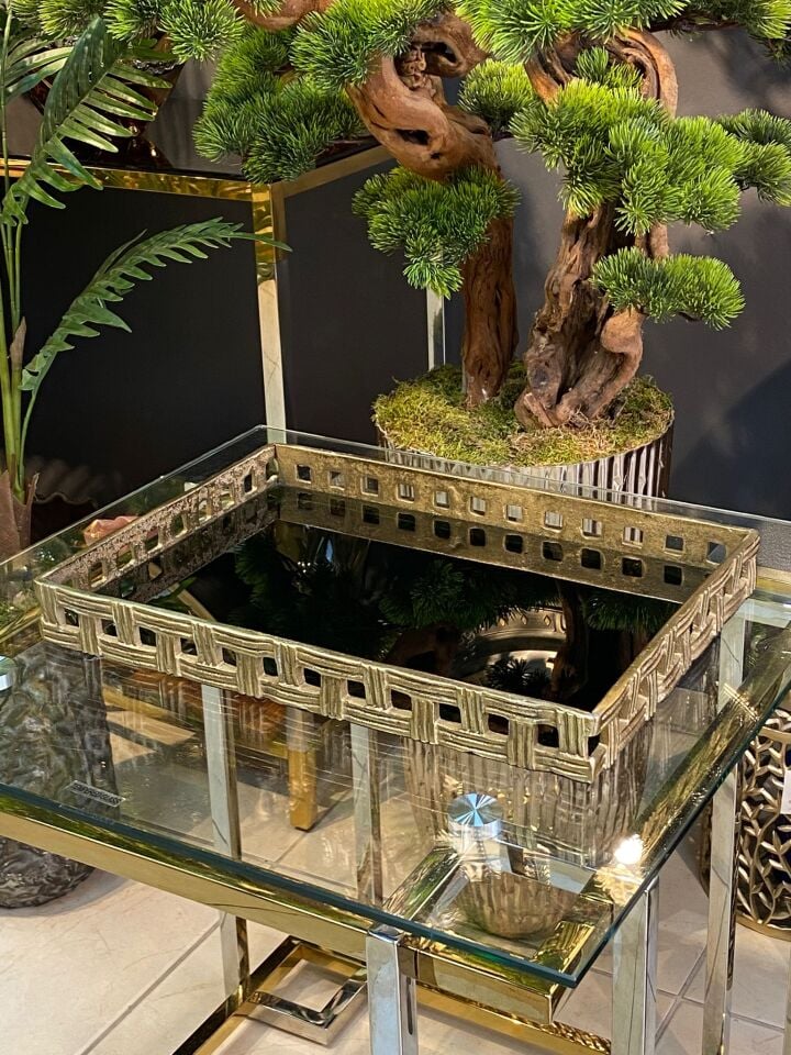 Tepsi Döküm (gold) 43*30cm