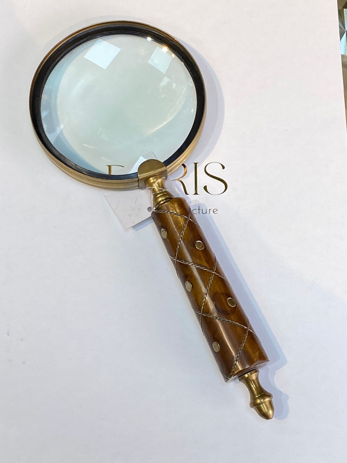 Büyüteç Pirinç 25 cm