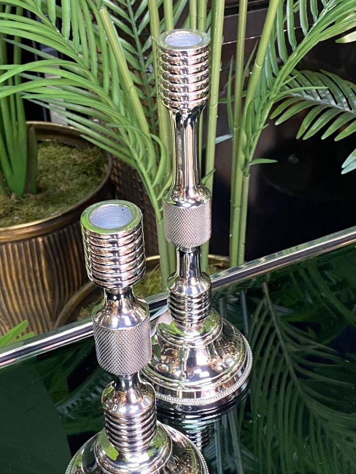 Mumluk 2 li Silver (28-23cm)