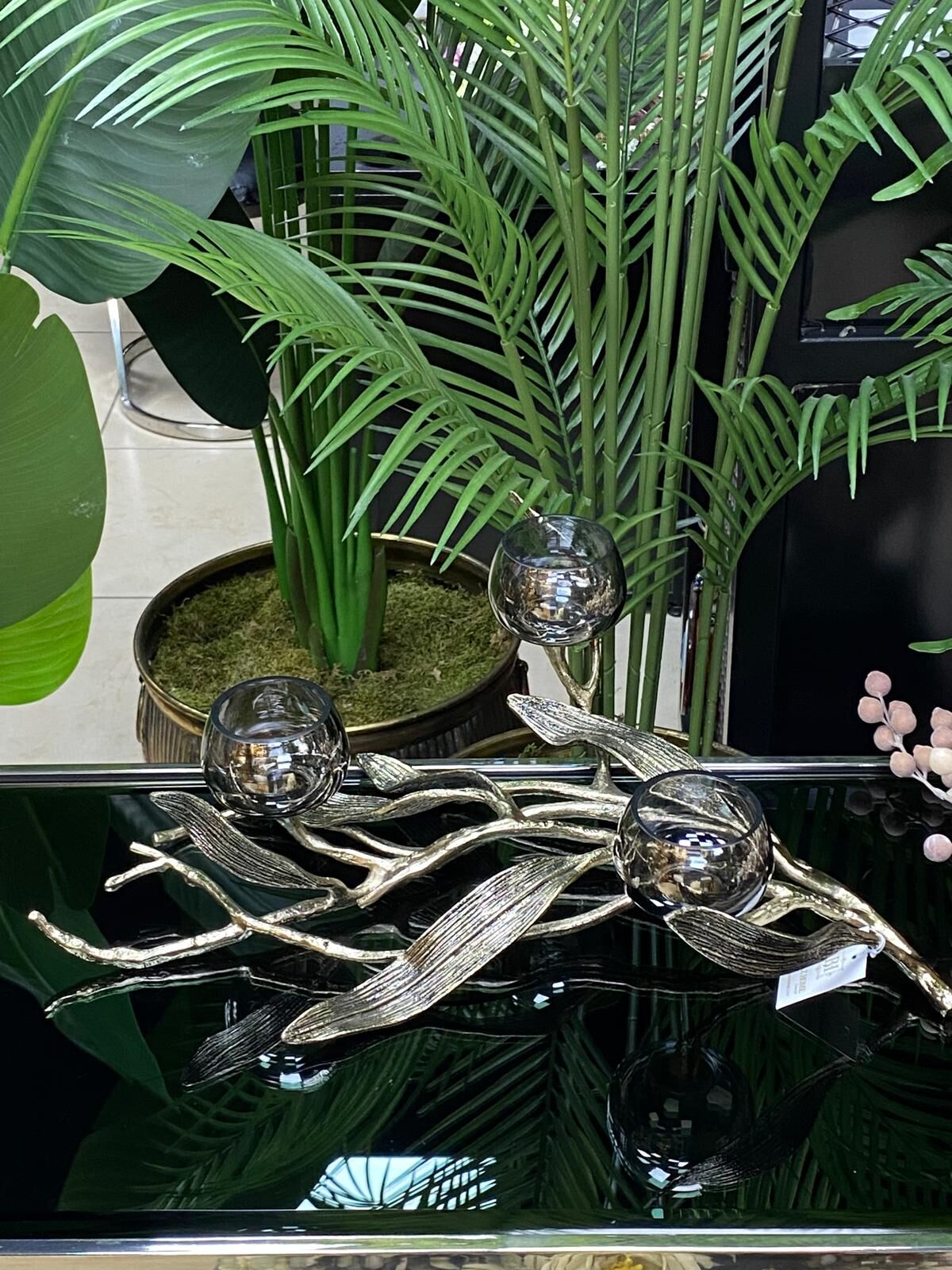 Mumluk 3 li Pirinç (Gold) 48-32,5 cm