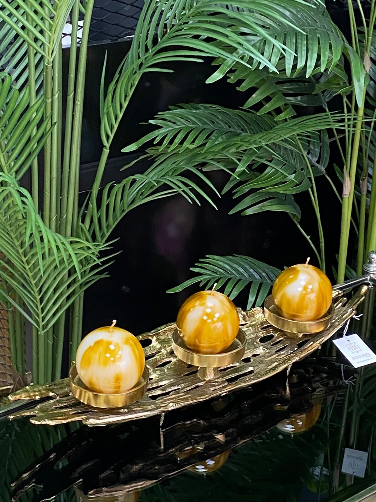 Mumluk Döküm 3 lü 56*16 cm (Lake Mumlar Dahil)