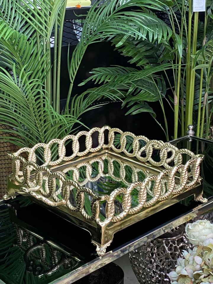 Tepsi Döküm (Gold) 48*36 cm