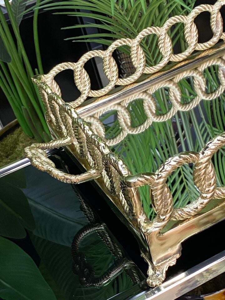 Tepsi Döküm (Gold) 48*36 cm