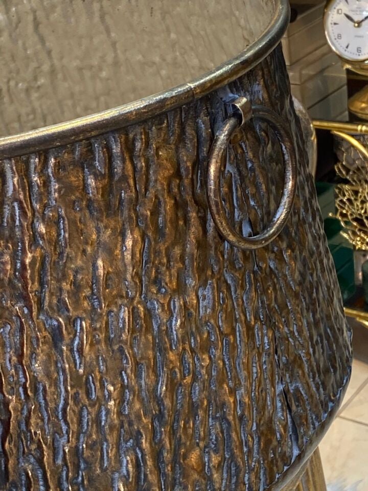 Metal Saksı y:29 cm g:35cm