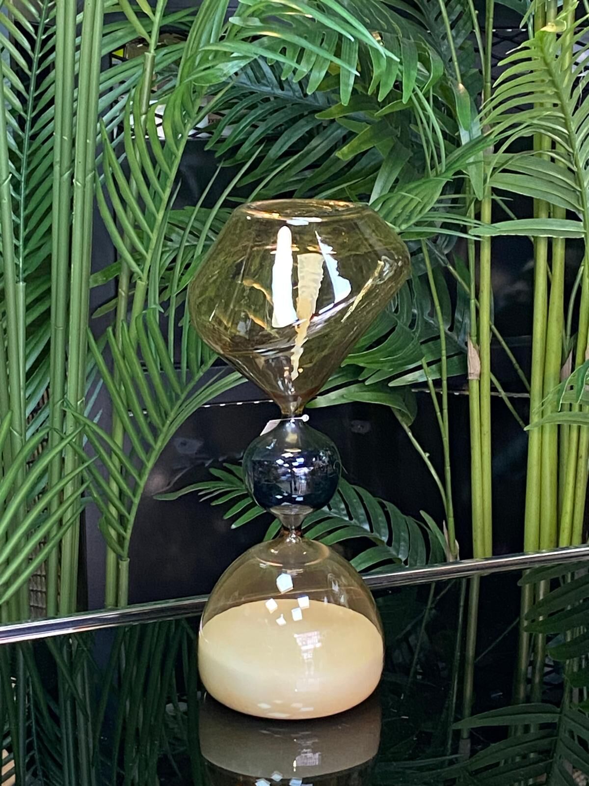 Kum Saati Üfleme Cam 32*14 cm