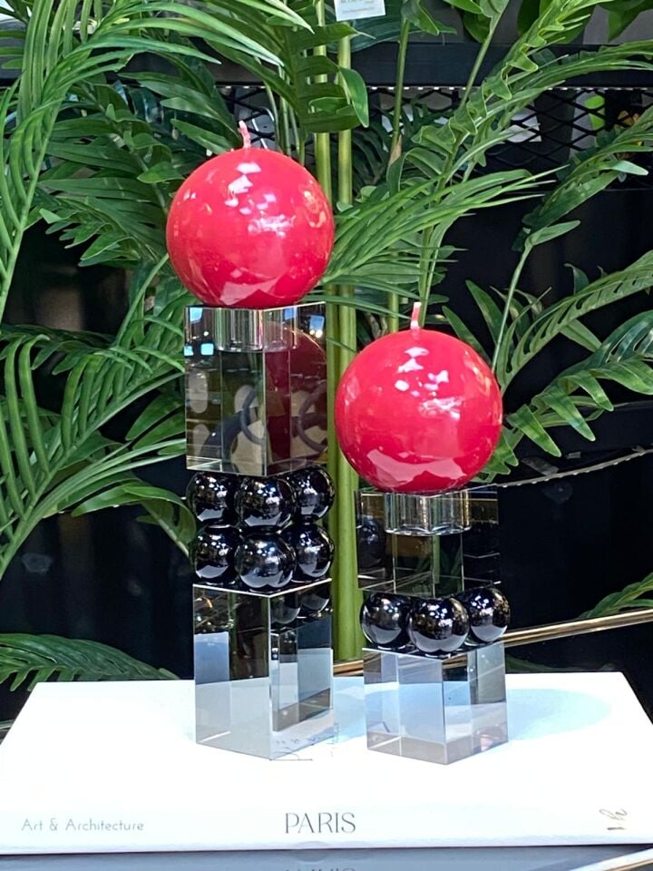 Mumluk Kristal 2Lİ  21-13 cm