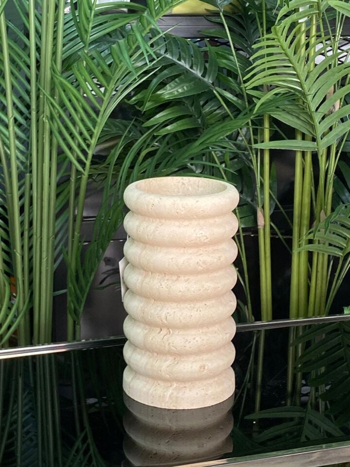 Traverten Vazo 25 cm