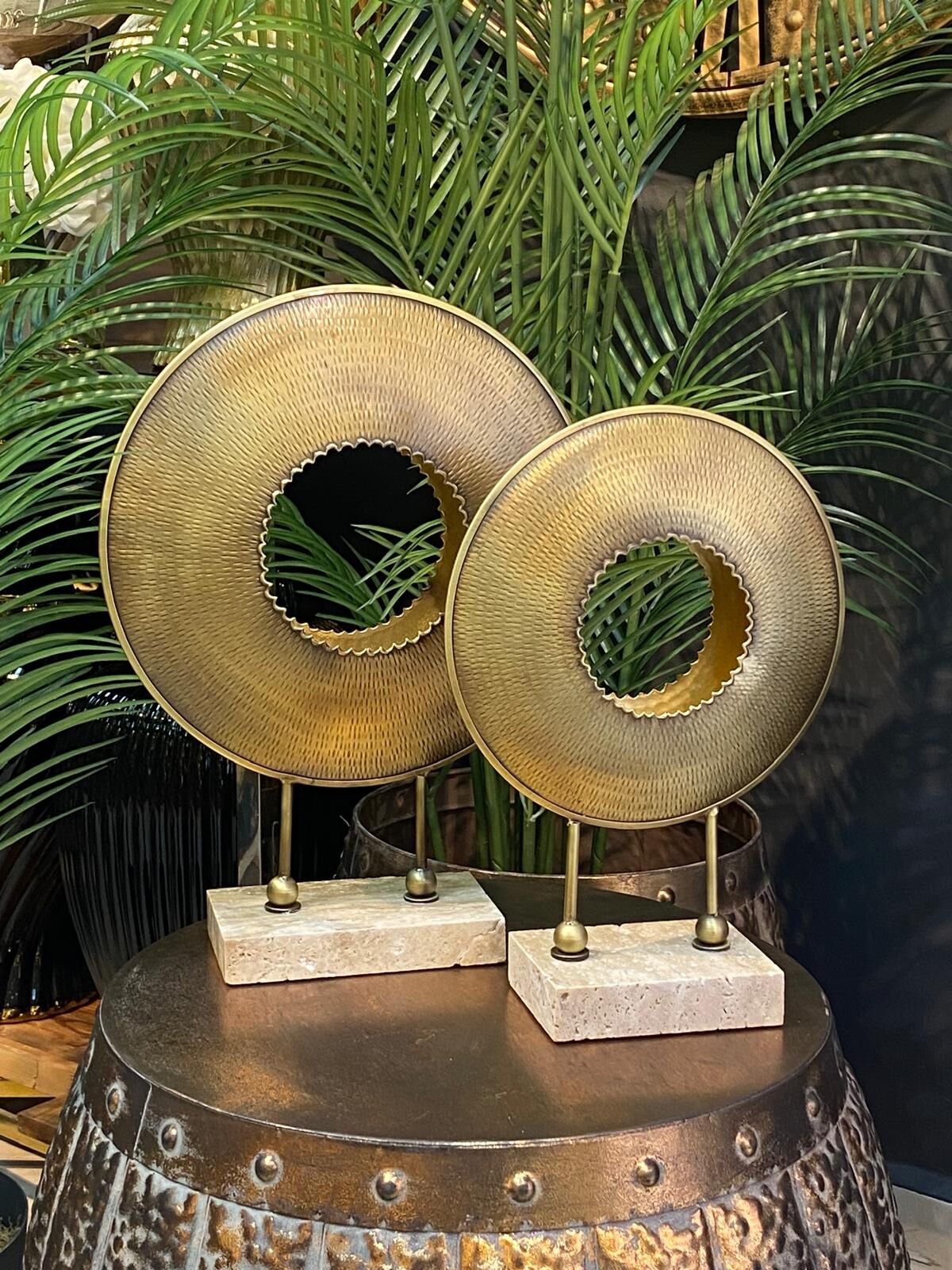 Disk 2 li Traverten Kaideli (İthal) 41-35 cm