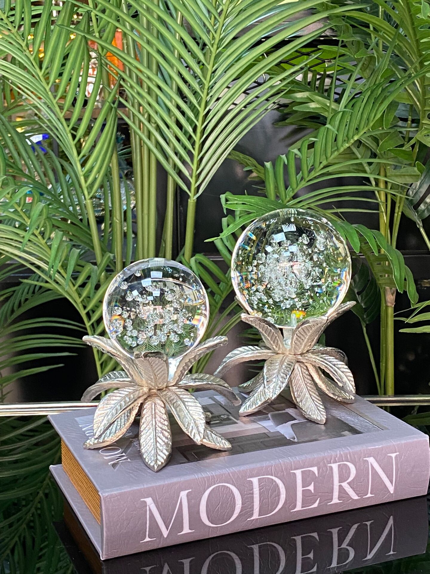 Küre Döküm 2 li Gümüş (İthal) 18-15 cm