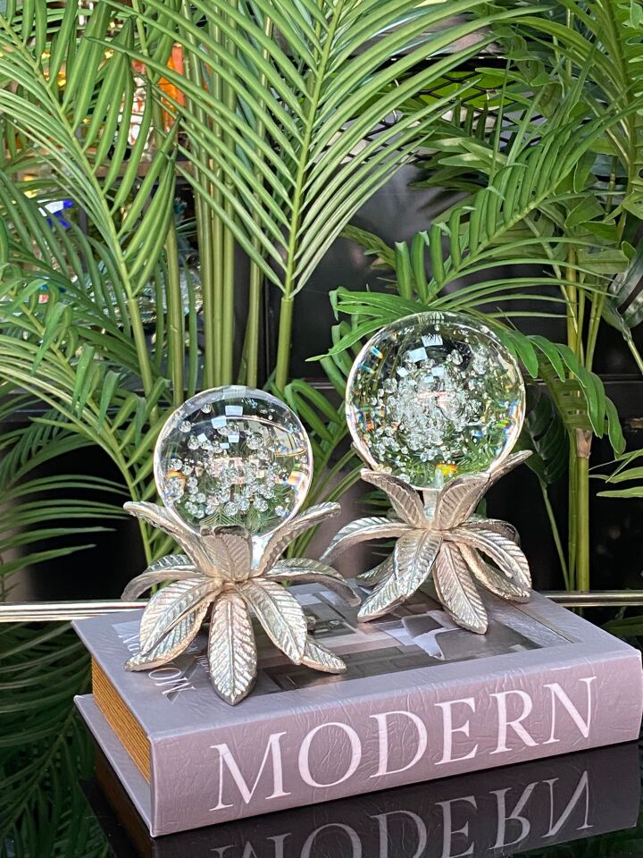 Küre Döküm 2 li Gümüş (İthal) 18-15 cm