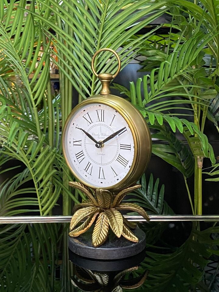 Masa Saati Döküm Eskitme (İthal) 30 cm