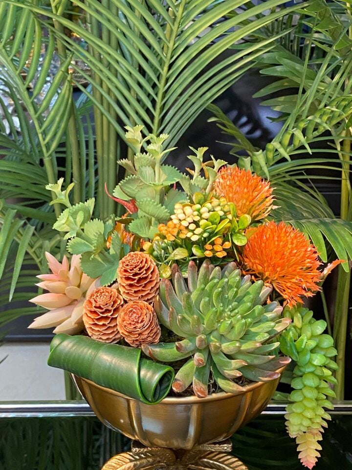 Vazo Döküm (sukulentli) 33 cm