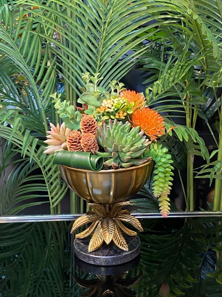 Vazo Döküm (sukulentli) 33 cm