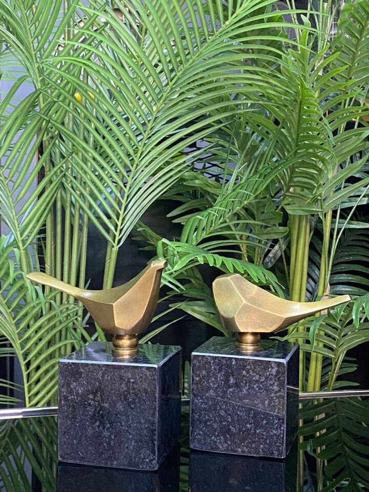 2'li Kuşlar Döküm (İthal) 21-19 cm