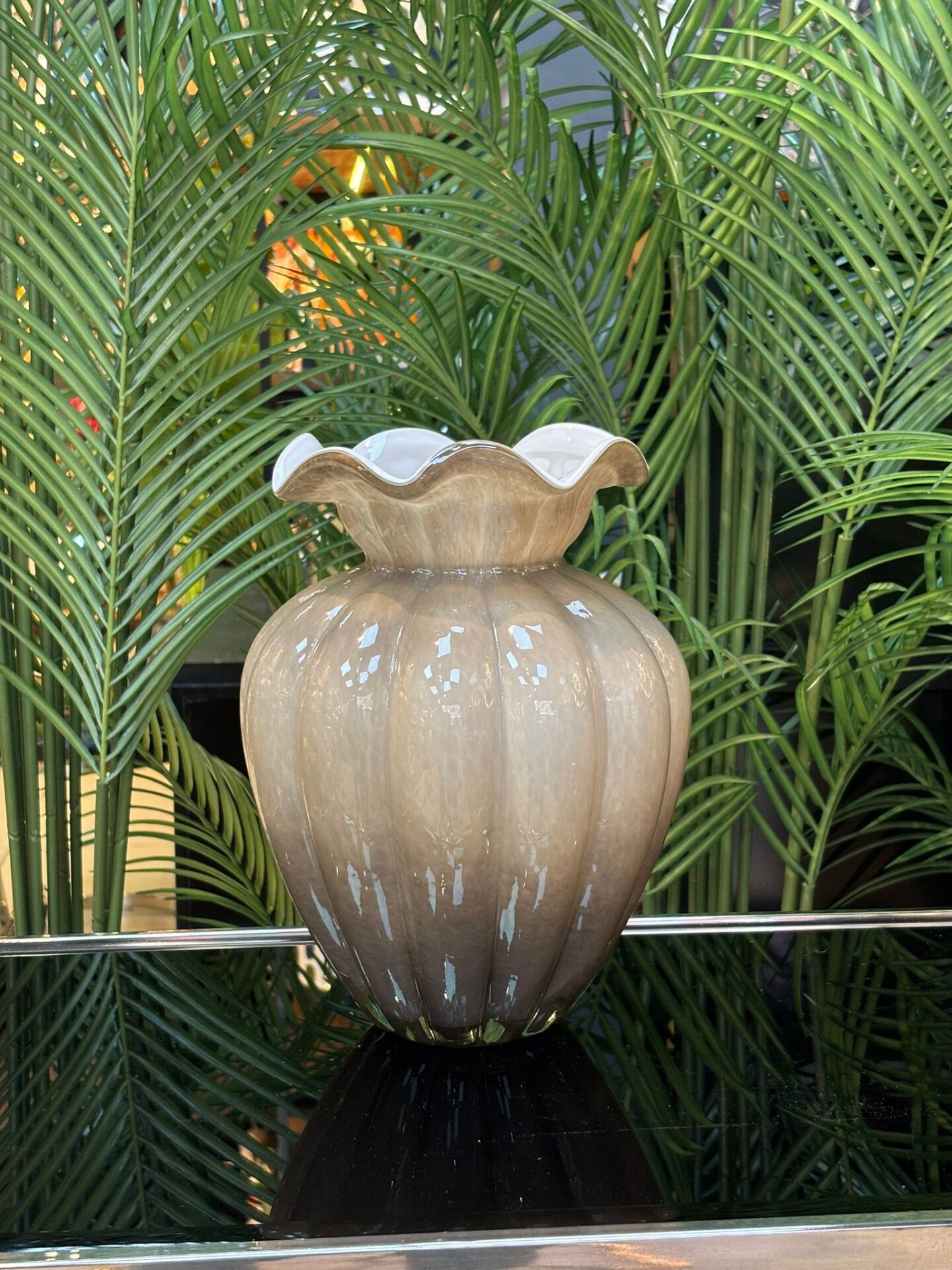 Cam Üfleme Vazo 28cm