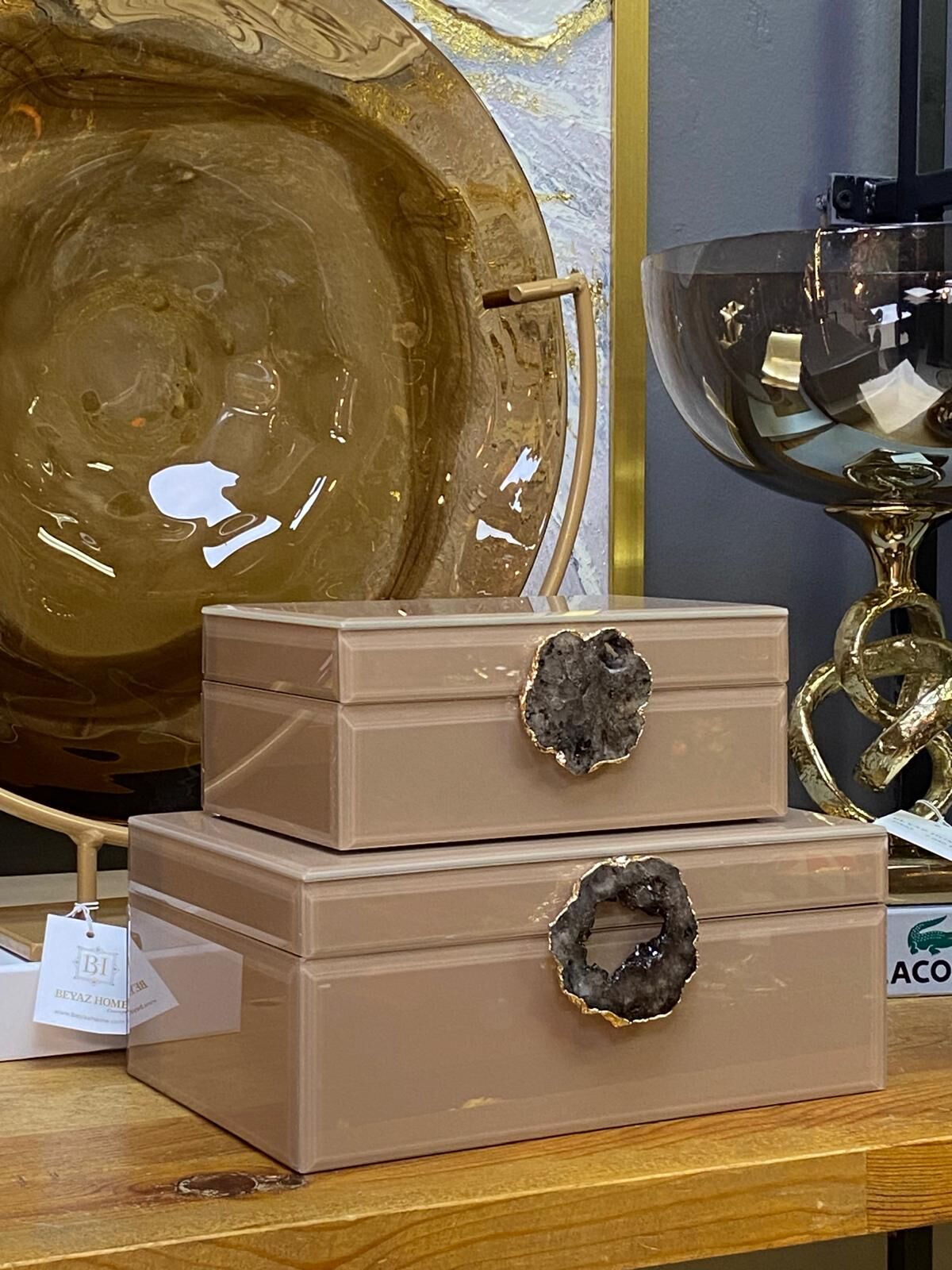 Dekoratif Kutu 2 li (İthal) 24*16*10//19*12*8 cm