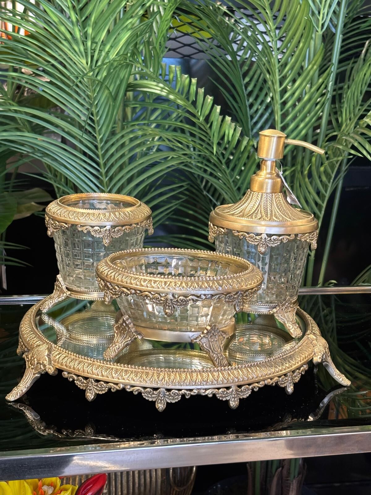 Banyo Seti 4'lü (Pirinç)