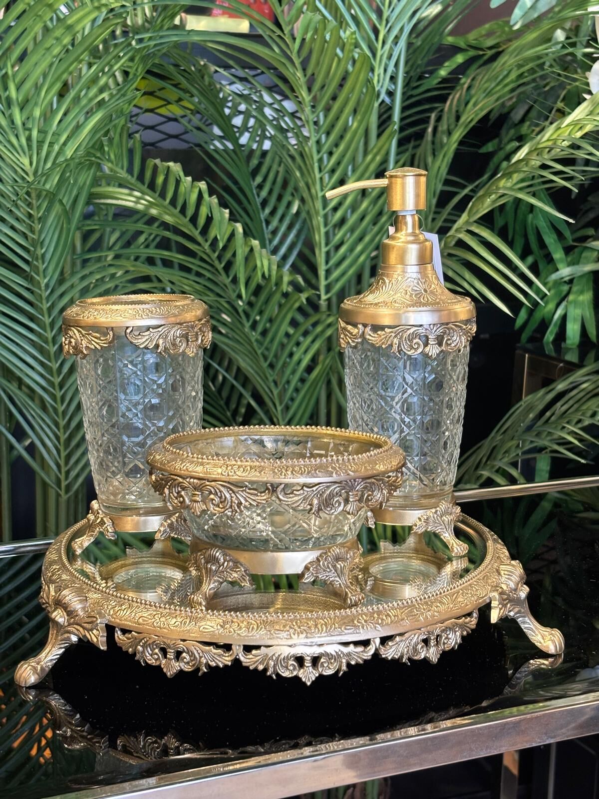 Banyo Seti 4'lü (Pirinç)