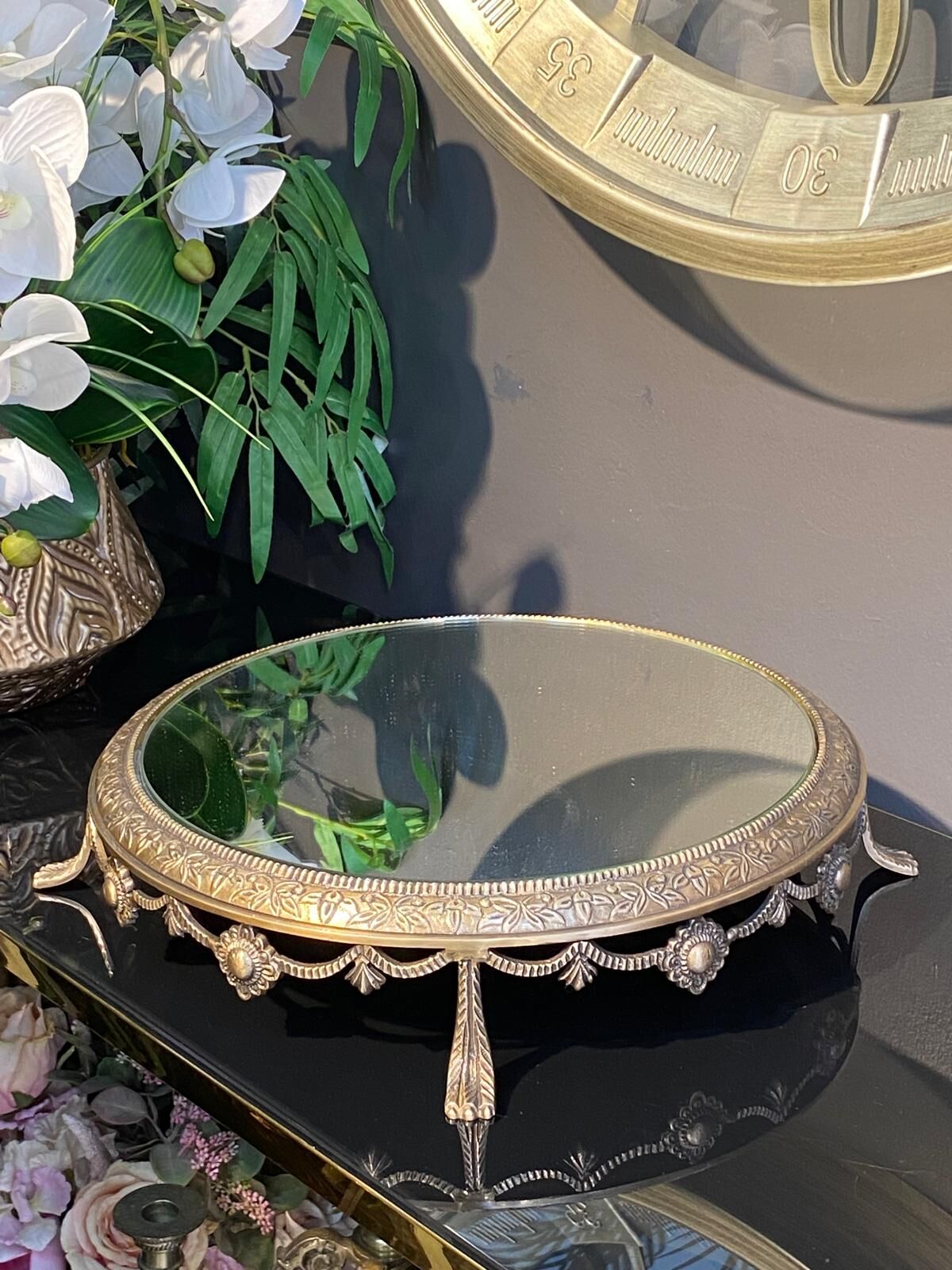 Jardinyer (pirinç) 37 cm