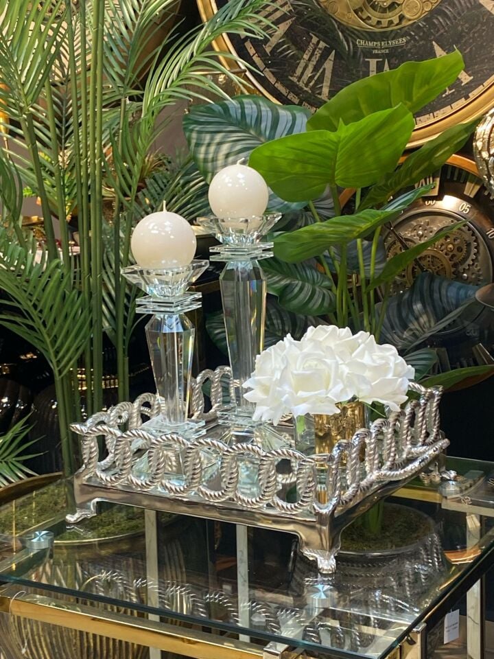 Tepsi Döküm (Gümüş)) 48*36 cm