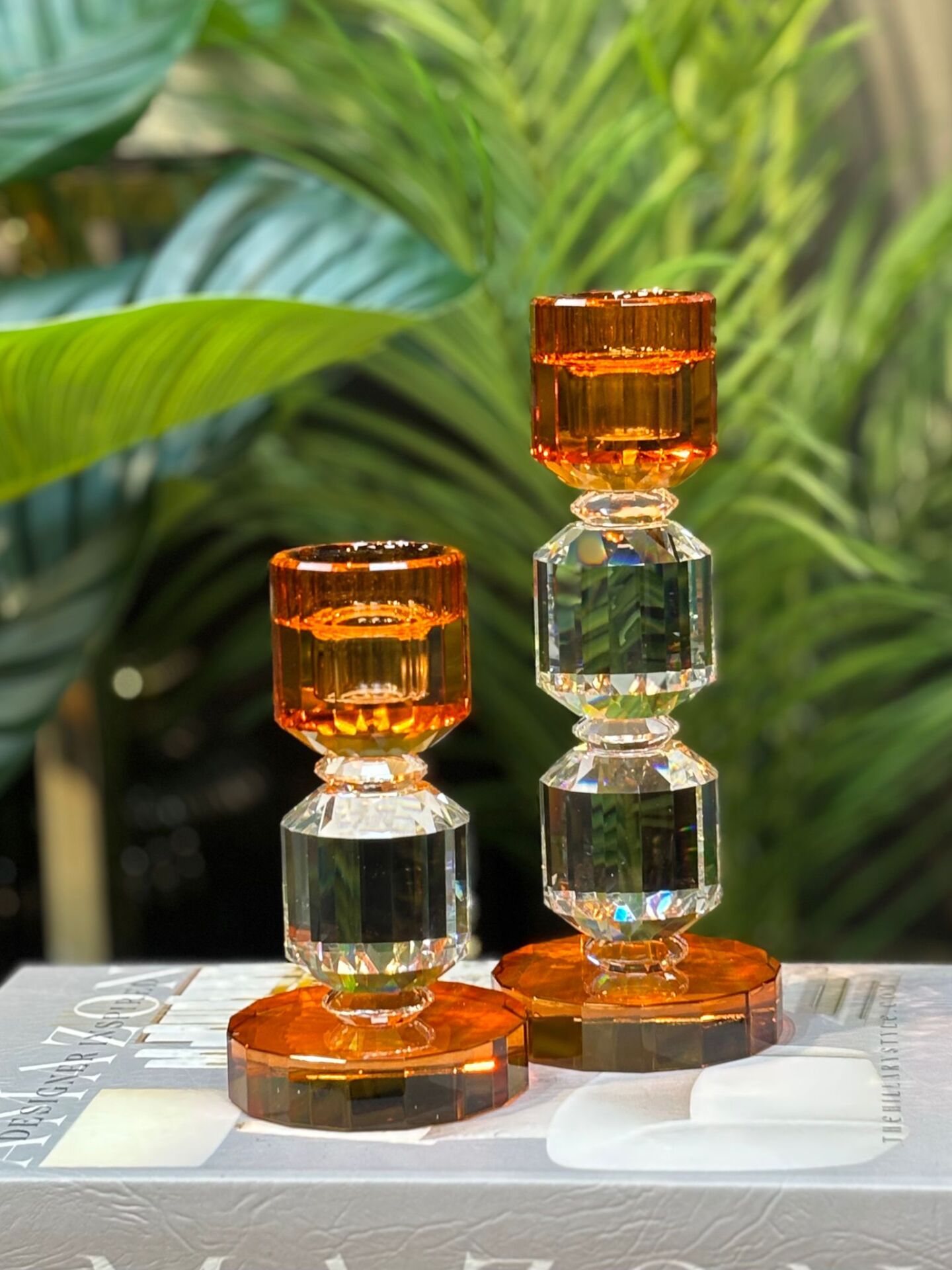 Kristal Mumluk 2 li (20,5-16,5 cm)