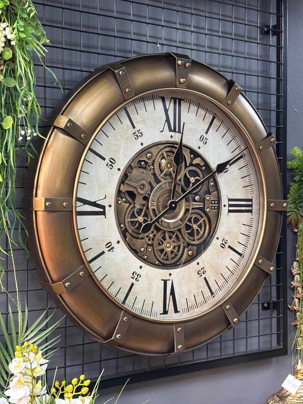 Çarklı Duvar Saati 80 cm  (İTHAL)