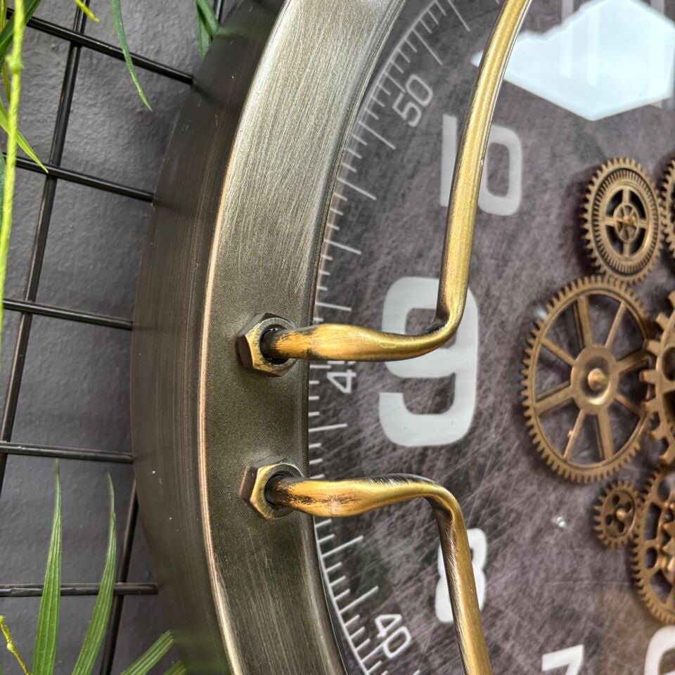 Çarklı Duvar Saati 60 cm  (İTHAL)