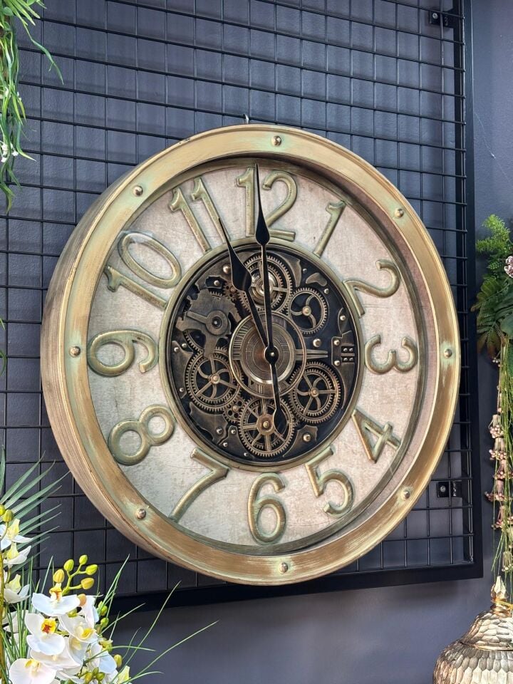 Çarklı Duvar Saati 70 cm  (İTHAL)