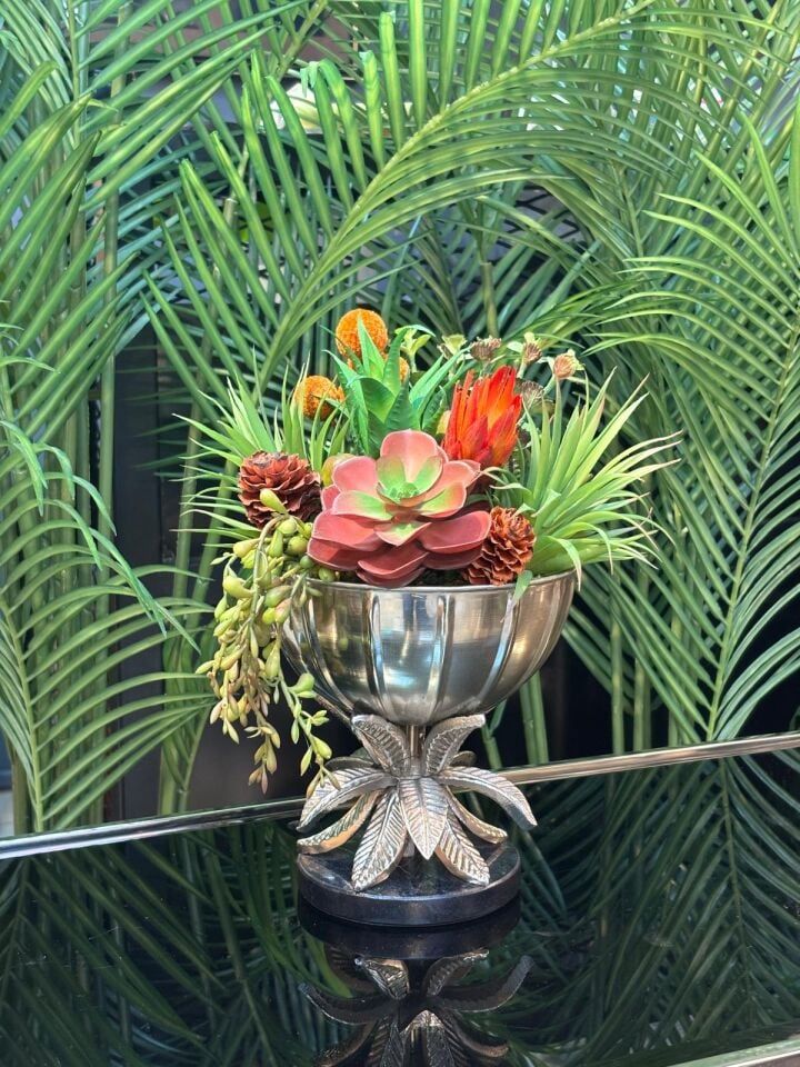 Vazo Döküm (sukulentli) 33 cm