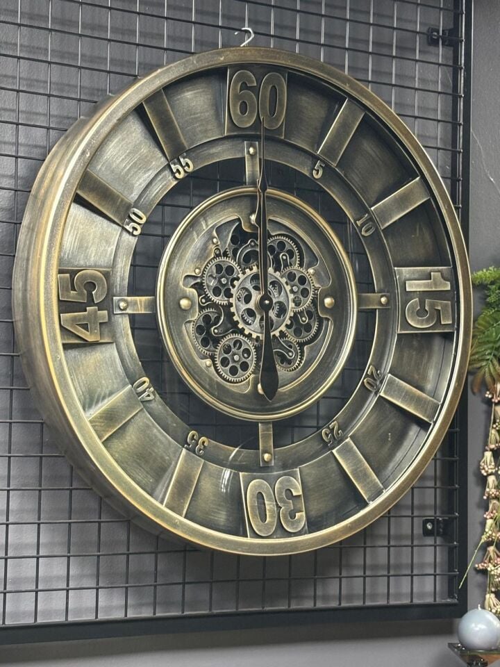 Çarklı Duvar Saati 80 cm