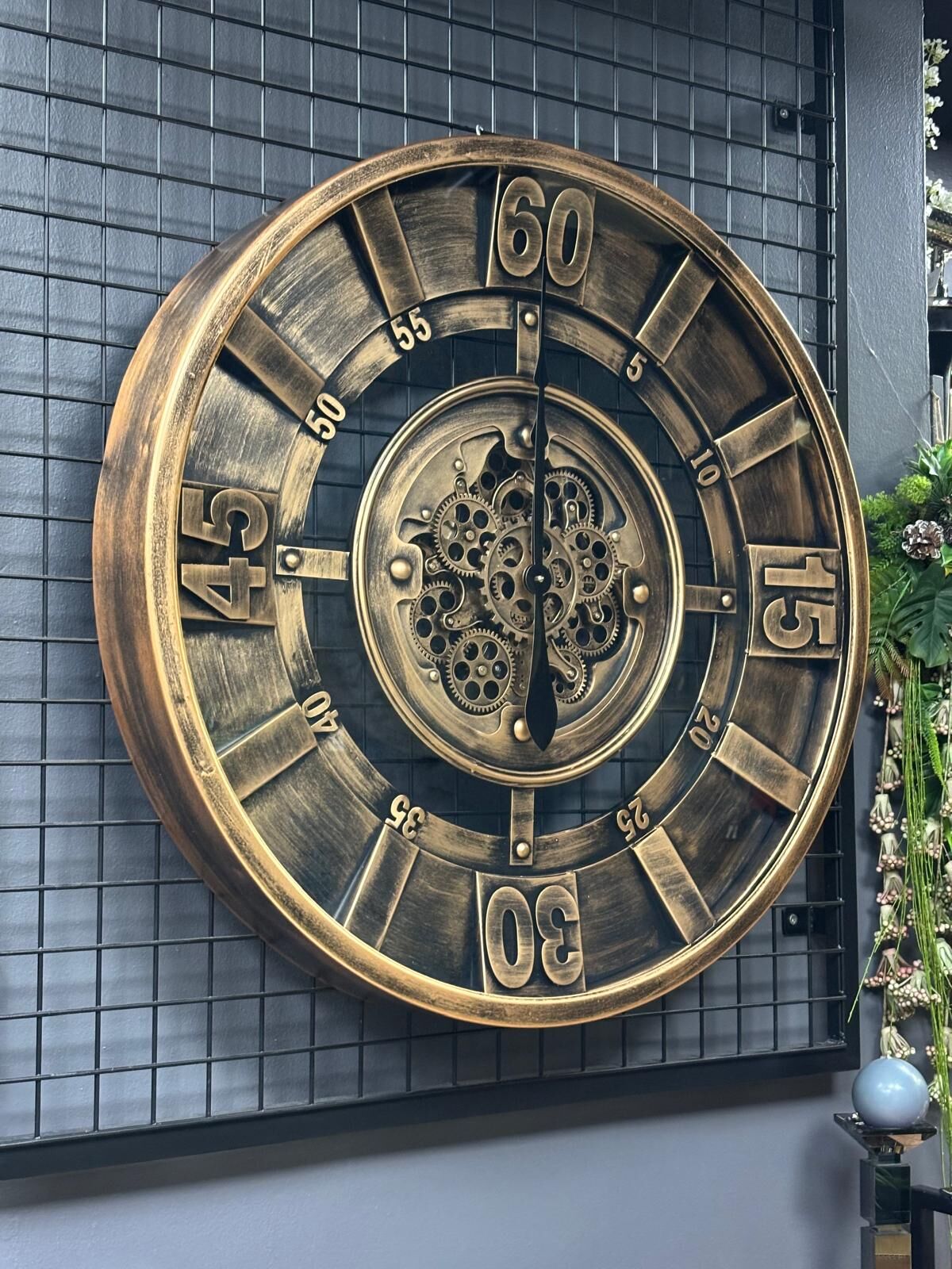 Çarklı Duvar Saati 80 cm