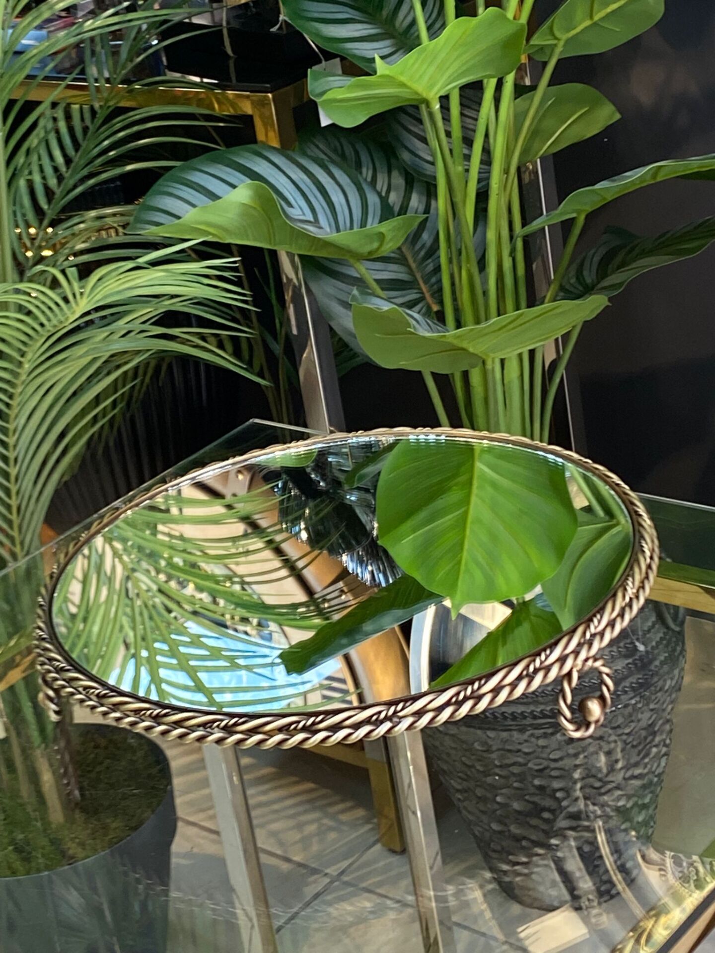 Tepsi Zincir Desen (eskitme) 38 CM