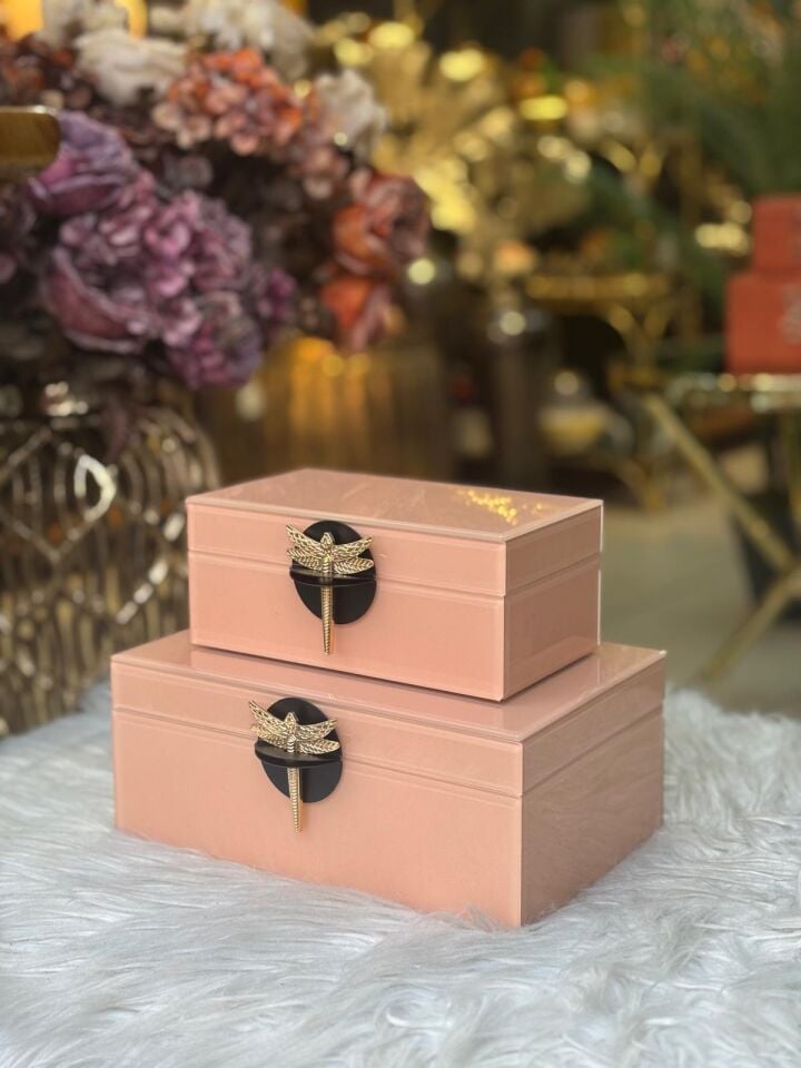 Dekoratif Kutu 2 li (İthal) 24*16*10//19*12*8 cm