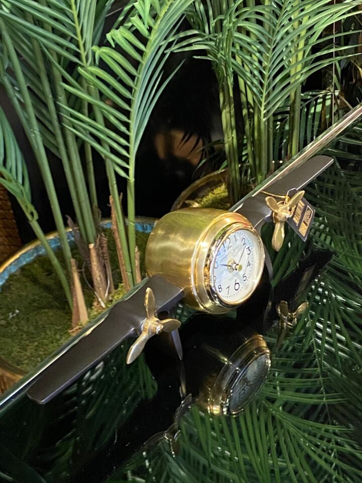 Masa Saati (Eskitme-siyah)46*13cm