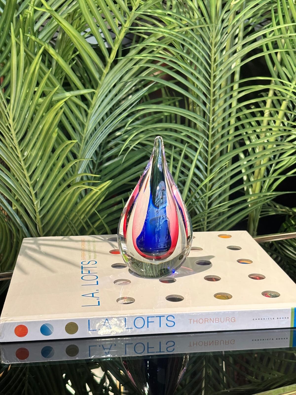 Sıcak Cam Damla Obje 17cm