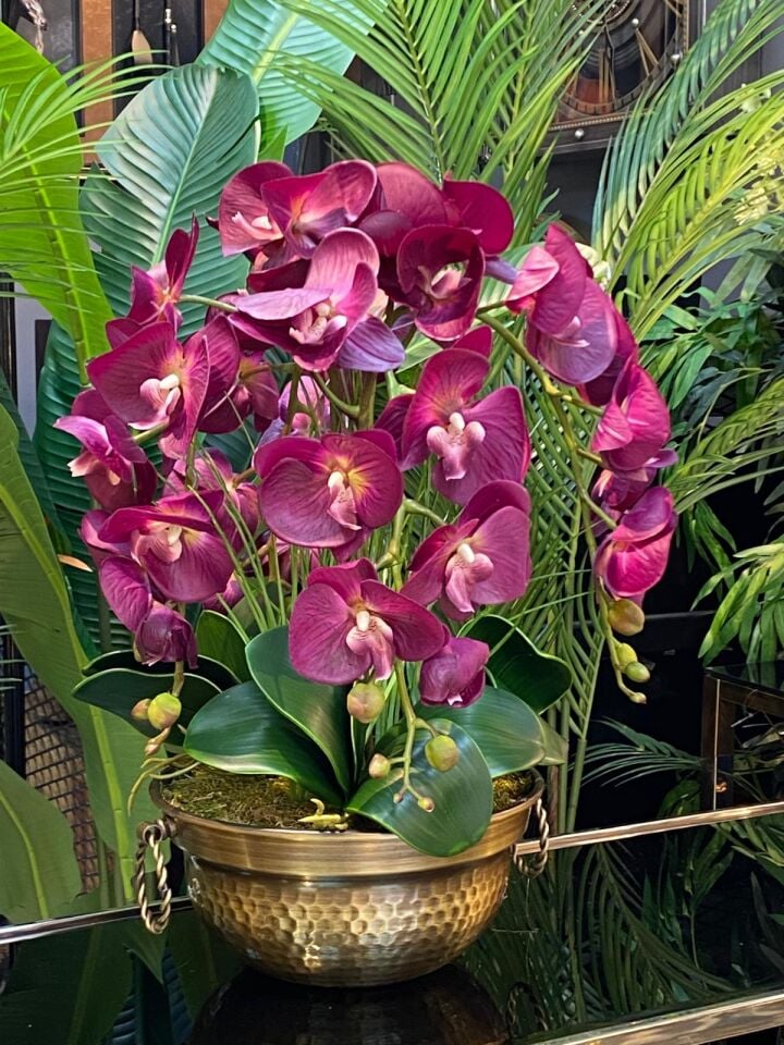 Çiçek Yapay Islak Orkide