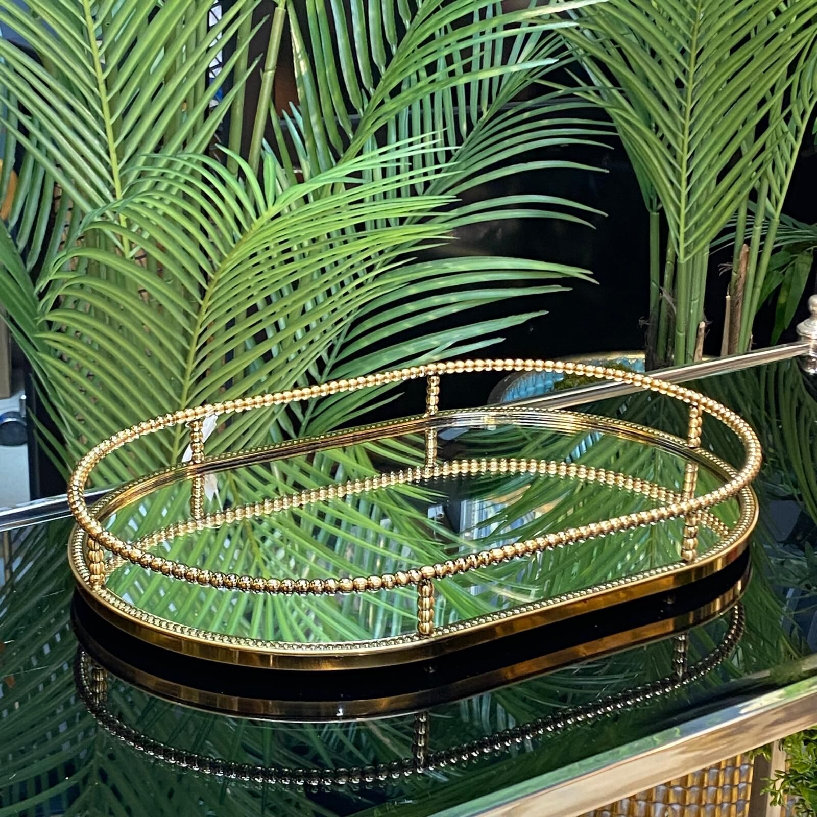 Aynalı Tepsi Zincir Desen