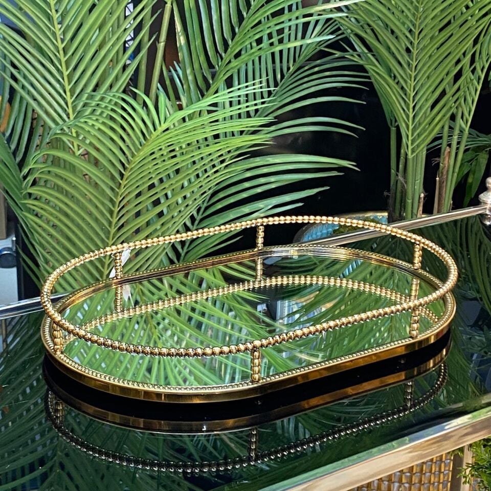 Aynalı Tepsi Zincir Desen