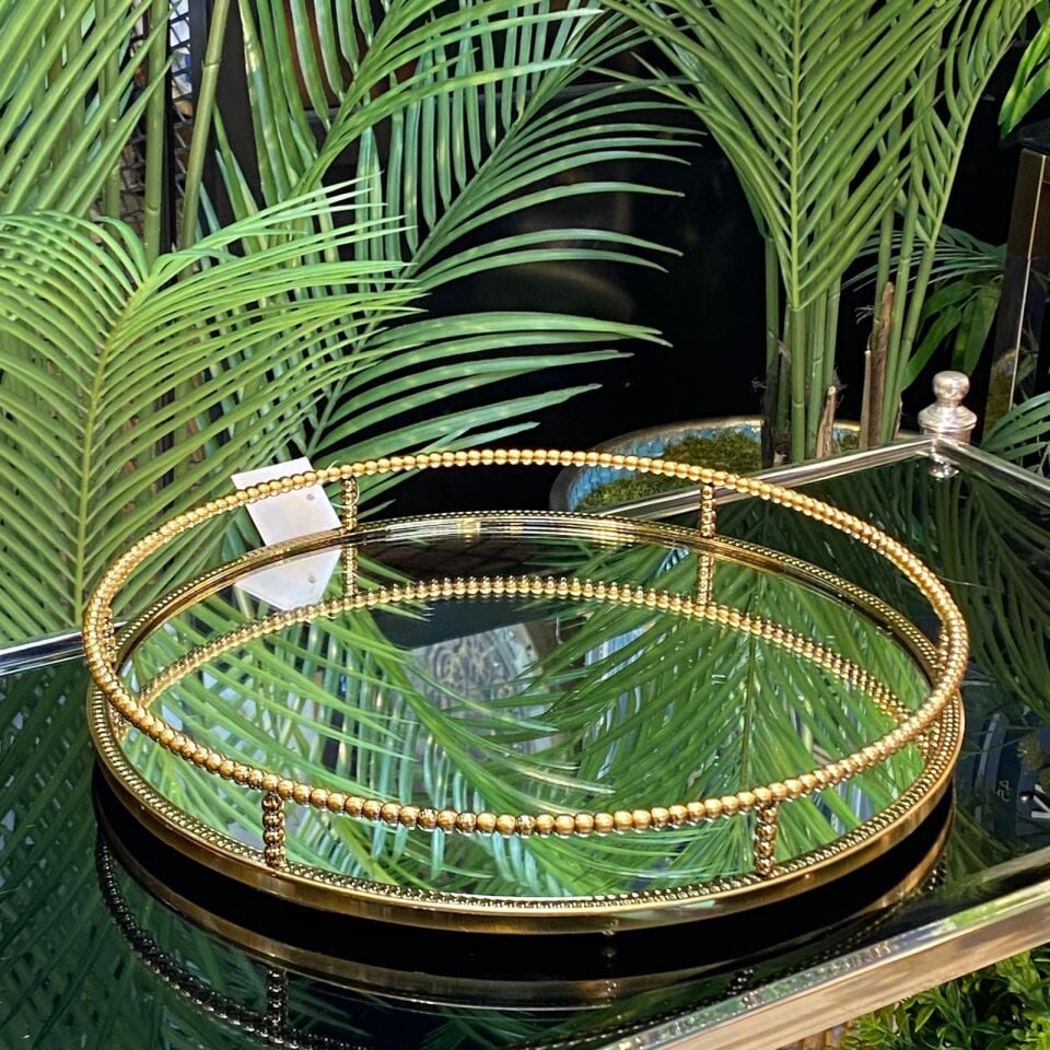 Aynalı Tepsi Zincir Desen