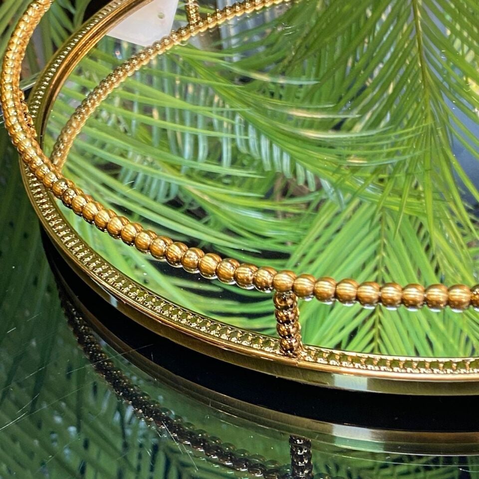 Aynalı Tepsi Zincir Desen