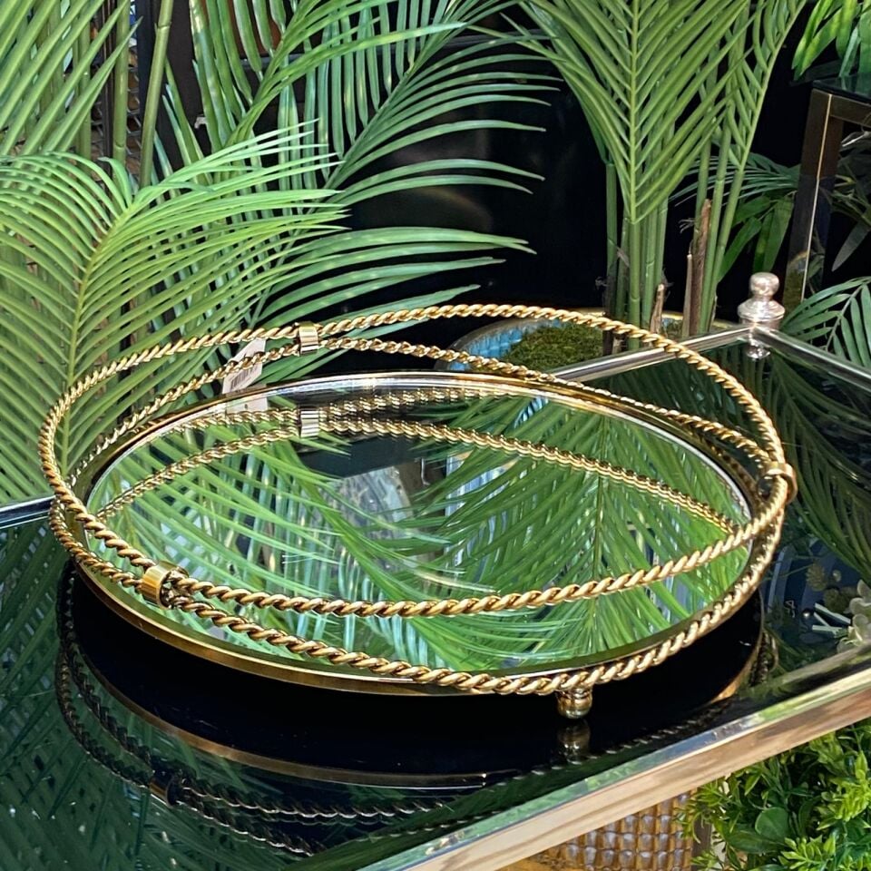 Aynalı Tepsi Zincir Desen