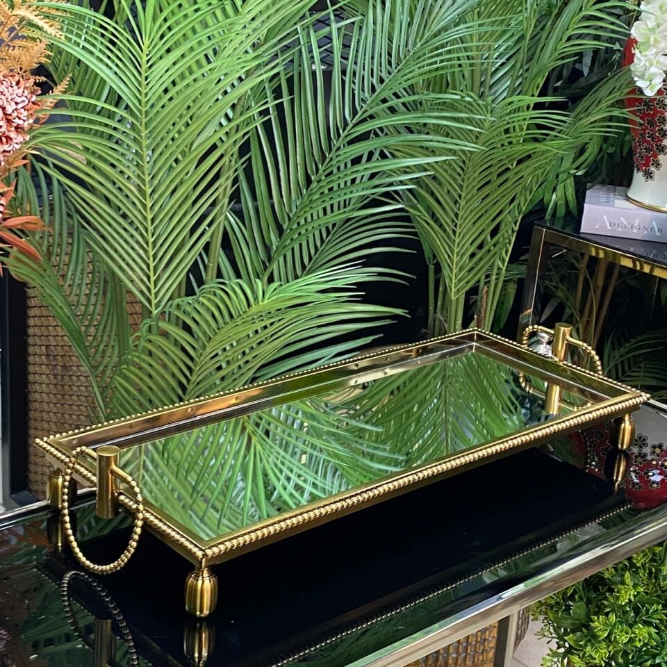 Aynalı Jardinyer Zincir Desen