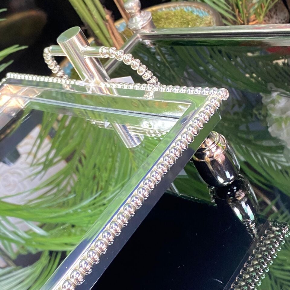 Aynalı Jardinyer Zincir Desen