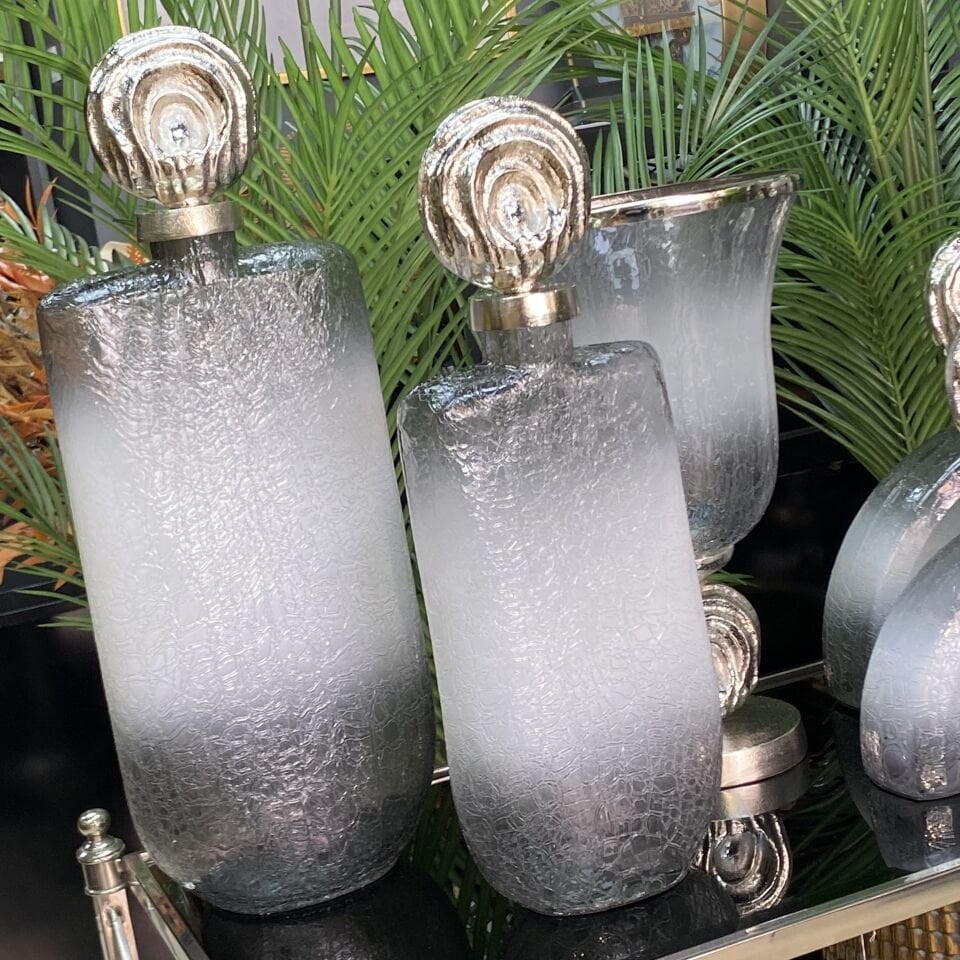 Döküm Salon Takımı Gümüş