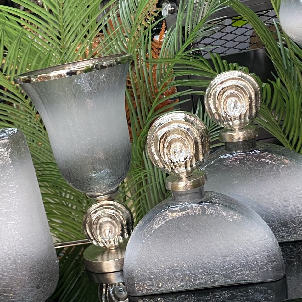 Döküm Salon Takımı Gümüş